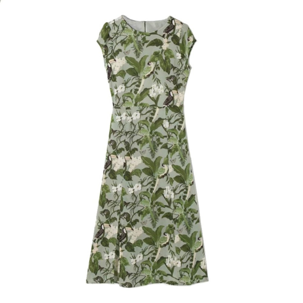 !!!Women's Reformation Gavin Dress Tropical - Picture 5 of 5